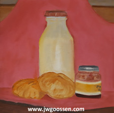 More info on JW Goossen's Buns and Jam painting from his Life Paintings Series...