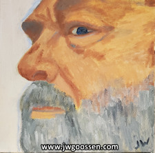 More info on JW Goossen's Face painting from his Faces Paintings Series...