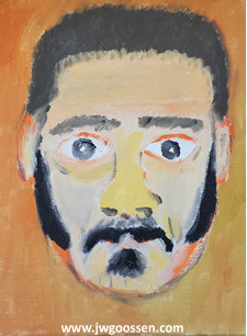 More info on JW Goossen's Soulpatch painting from his Faces Paintings Series...