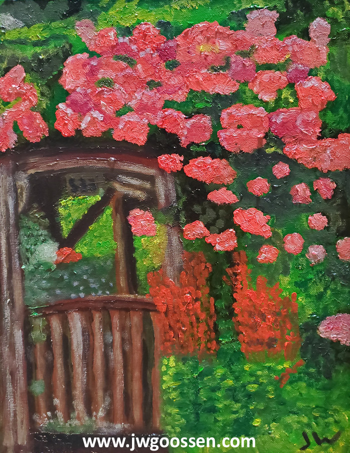 JW Goossen's Trellis painting from his Random Paintings Series...