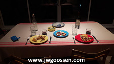Dinner original photograph from JW Goossen's Random Photography Series