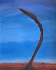 More info on JW Goossen's Reaching 1 painting from his Random Paintings Series...