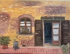 More info on JW Goossen's Italy Silver painting from his Older Paintings Series...